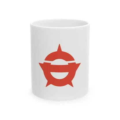 Flag of Ando Nara (Japan) White Coffee Mug 11oz - Go Mug Yourself