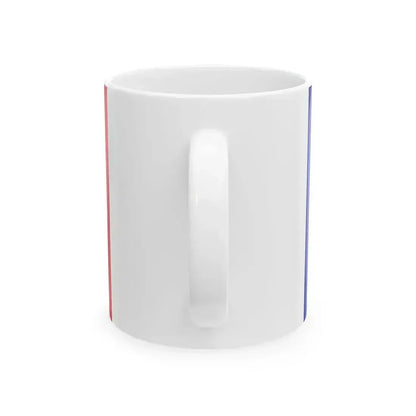 Flag of Andorra (Andorra) White Coffee Mug - Go Mug Yourself
