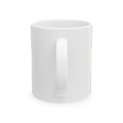 Flag of Andorra end of the 19th century-c. 1930s (Andorra) White Coffee Mug - Go Mug Yourself