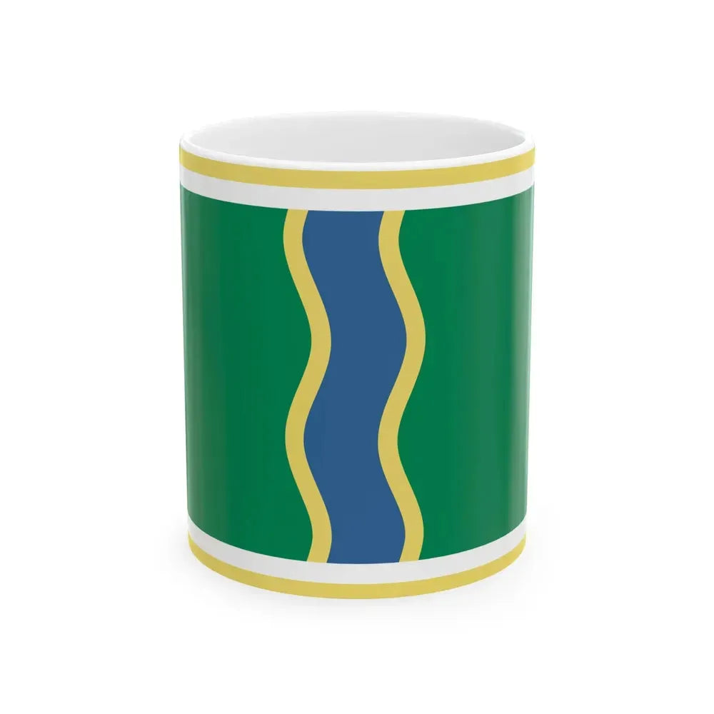 Flag of Andorra la Vella (Andorra) White Coffee Mug 11oz - Go Mug Yourself