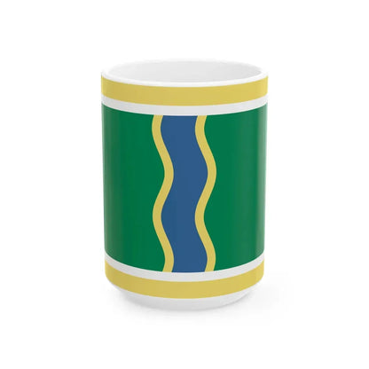 Flag of Andorra la Vella (Andorra) White Coffee Mug 15oz - Go Mug Yourself