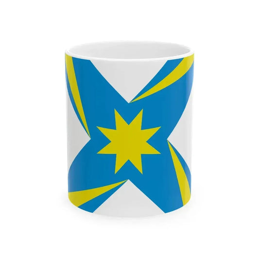 Flag of Andreevka Moscow oblast (Russia) White Coffee Mug 11oz - Go Mug Yourself