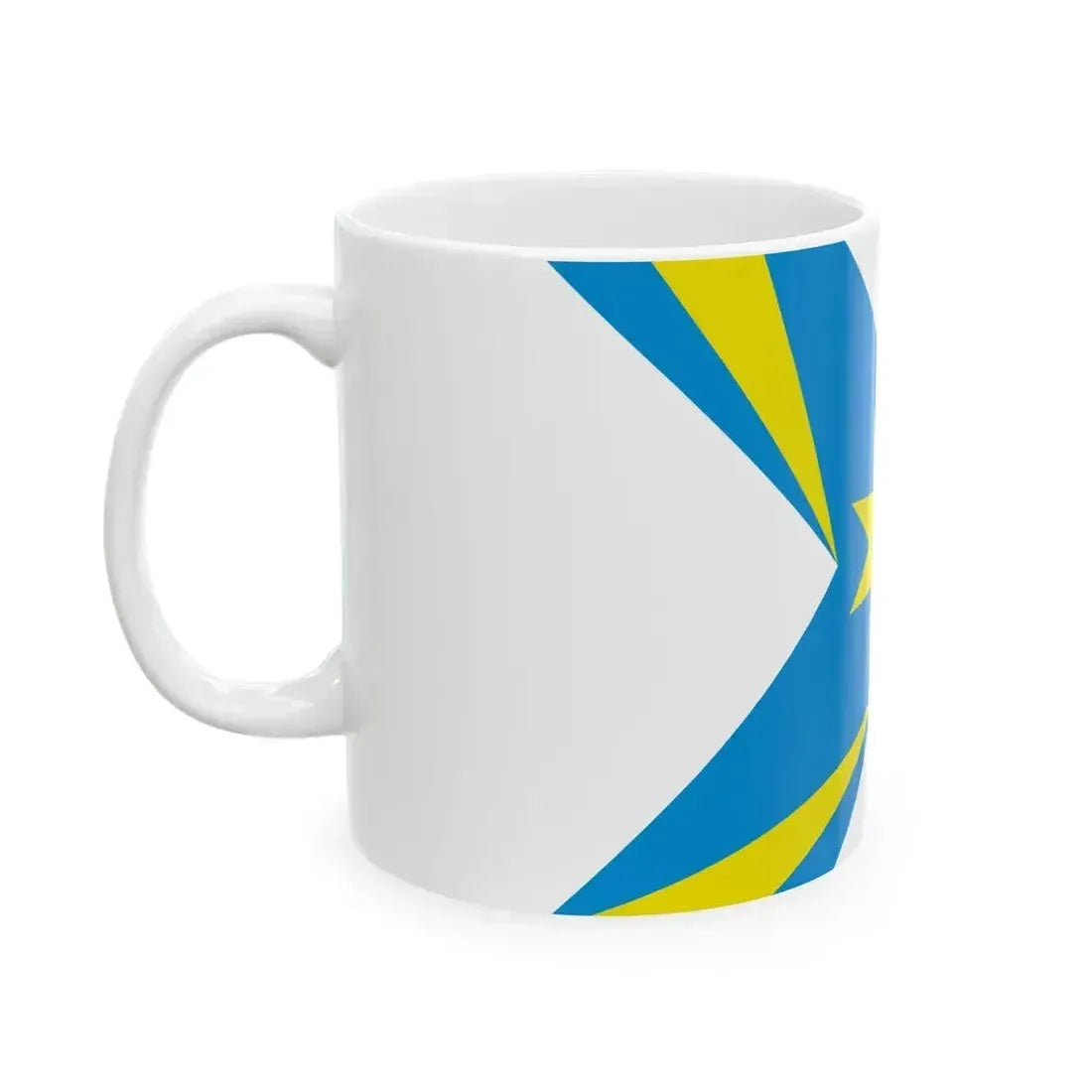 Flag of Andreevka Moscow oblast (Russia) White Coffee Mug - Go Mug Yourself