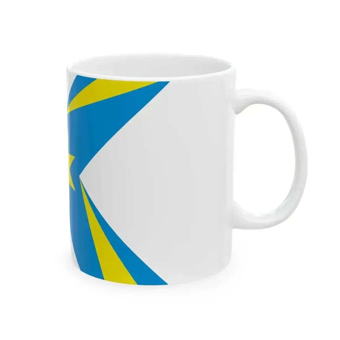 Flag of Andreevka Moscow oblast (Russia) White Coffee Mug - Go Mug Yourself