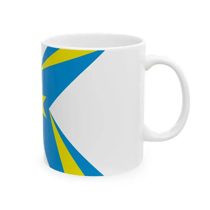Flag of Andreevka Moscow oblast (Russia) White Coffee Mug - Go Mug Yourself