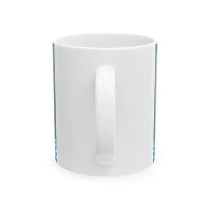 Flag of Angarsk 2004 (Russia) White Coffee Mug - Go Mug Yourself