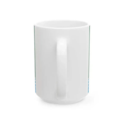 Flag of Angarsk 2004 (Russia) White Coffee Mug - Go Mug Yourself