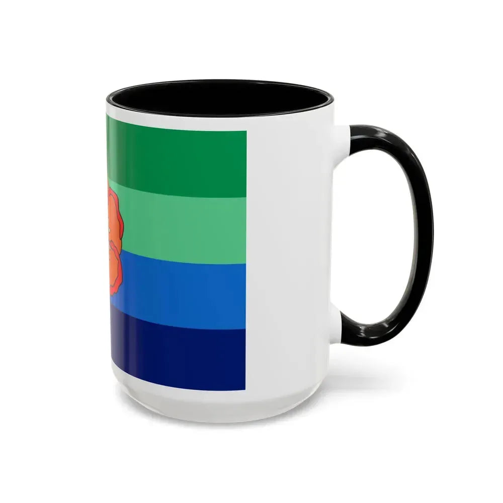 Flag of Angaur Palau - Accent Coffee Mug - Go Mug Yourself