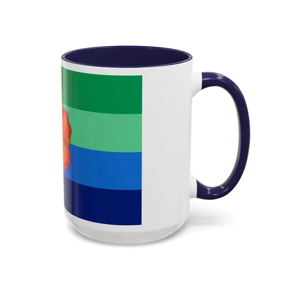 Flag of Angaur Palau - Accent Coffee Mug - Go Mug Yourself