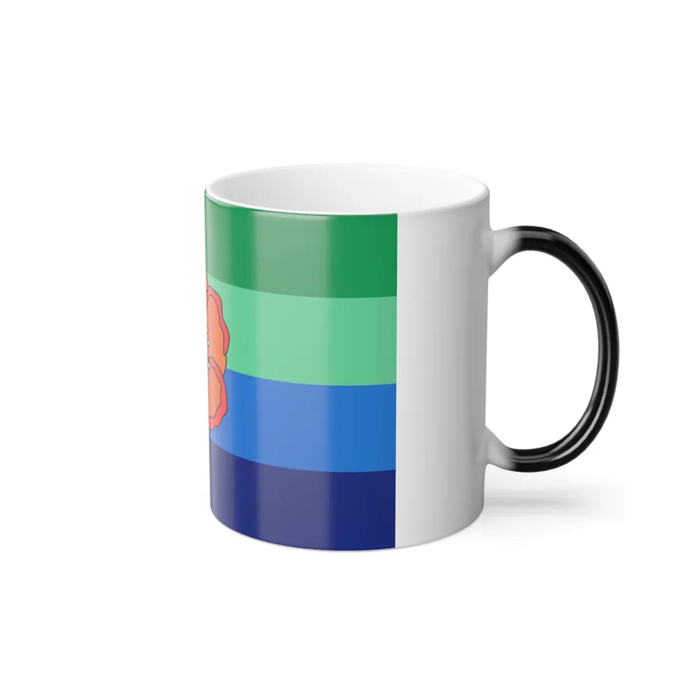 Flag of Angaur Palau - Color Changing Coffee Mug-Go Mug Yourself