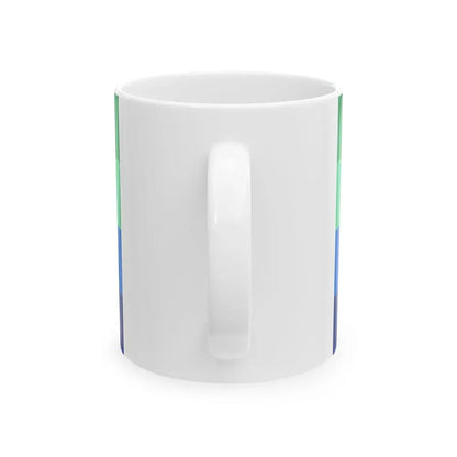 Flag of Angaur Palau - White Coffee Mug - Go Mug Yourself