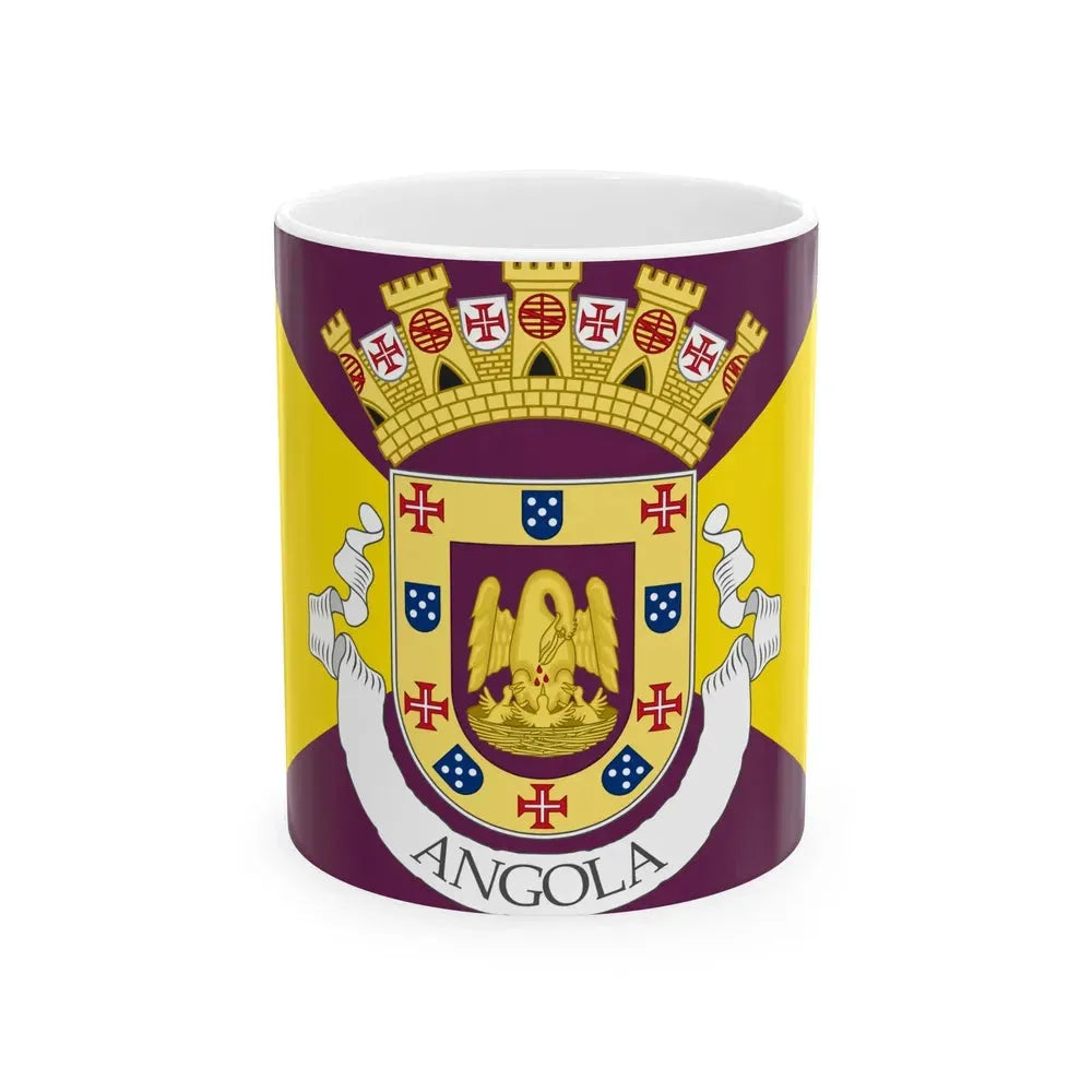 Flag of Angola 1932 proposal (Angola) White Coffee Mug 11oz - Go Mug Yourself