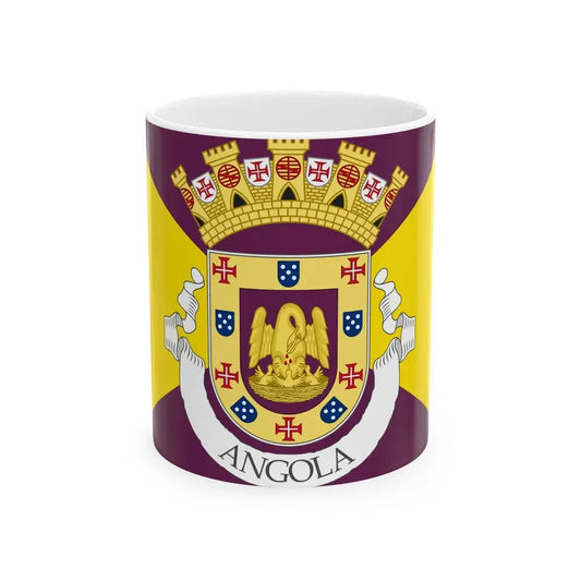 Flag of Angola 1932 proposal (Angola) White Coffee Mug 11oz - Go Mug Yourself