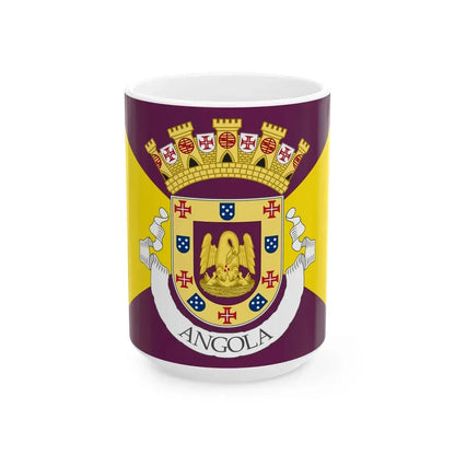 Flag of Angola 1932 proposal (Angola) White Coffee Mug 15oz - Go Mug Yourself
