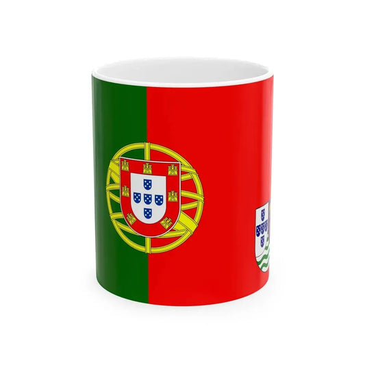 Flag of Angola 1965 proposal (Angola) White Coffee Mug 11oz - Go Mug Yourself