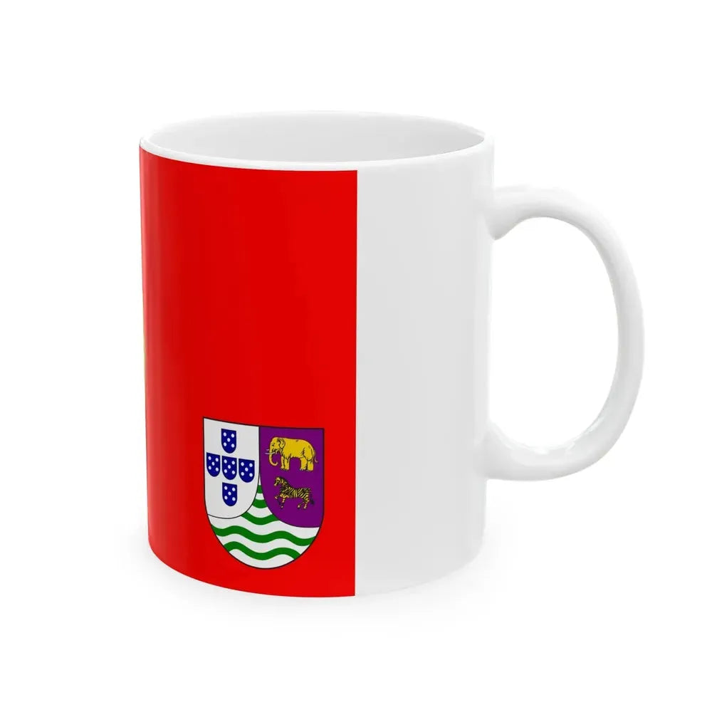 Flag of Angola 1965 proposal (Angola) White Coffee Mug - Go Mug Yourself