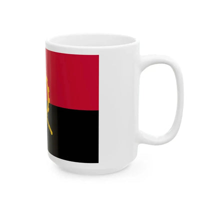 Flag of Angola (Angola) White Coffee Mug - Go Mug Yourself
