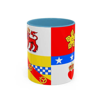 Flag of Angus UK - Accent Coffee Mug 11oz Light Blue - Go Mug Yourself