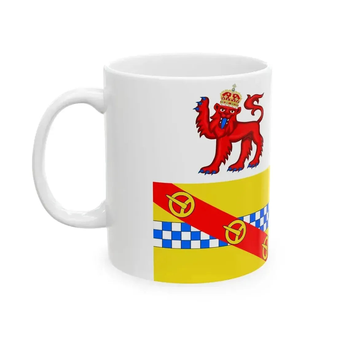 Flag of Angus UK - White Coffee Mug - Go Mug Yourself