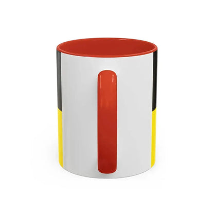 Flag of Anhalt Bitterfeld Germany - Accent Coffee Mug - Go Mug Yourself