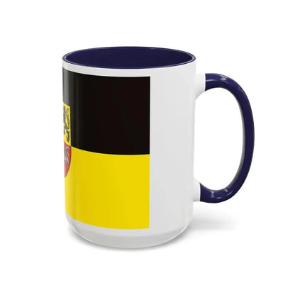 Flag of Anhalt Bitterfeld Germany - Accent Coffee Mug - Go Mug Yourself