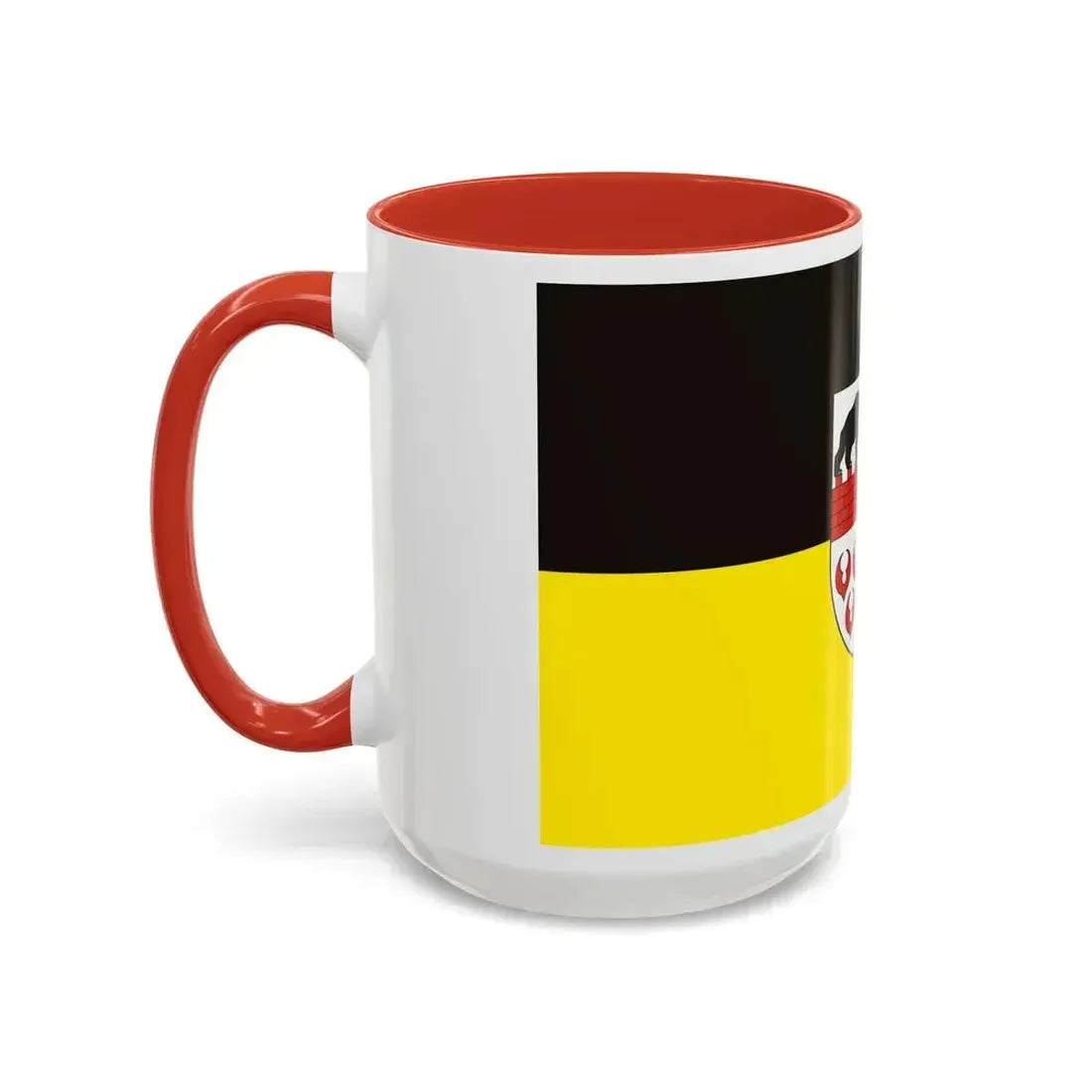 Flag of Anhalt Bitterfeld Germany - Accent Coffee Mug - Go Mug Yourself