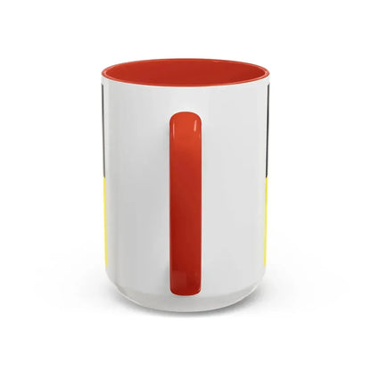 Flag of Anhalt Bitterfeld Germany - Accent Coffee Mug - Go Mug Yourself
