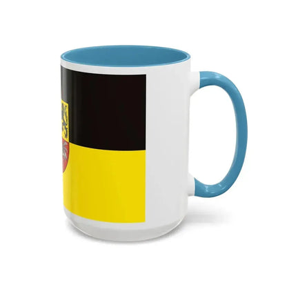 Flag of Anhalt Bitterfeld Germany - Accent Coffee Mug - Go Mug Yourself