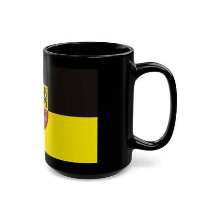 Flag of Anhalt Bitterfeld Germany - Black Coffee Mug-Go Mug Yourself