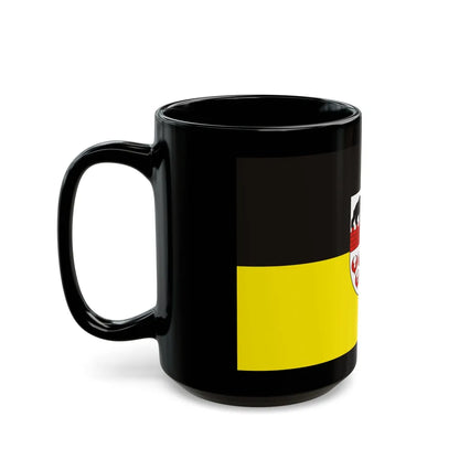 Flag of Anhalt Bitterfeld Germany - Black Coffee Mug-Go Mug Yourself