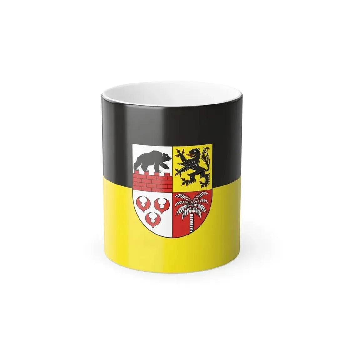 Flag of Anhalt Bitterfeld Germany - Color Changing Coffee Mug 11oz - Go Mug Yourself