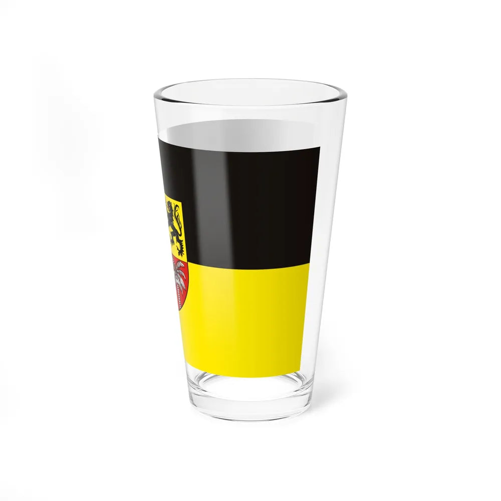 Flag of Anhalt Bitterfeld Germany - Pint Glass 16oz-Go Mug Yourself