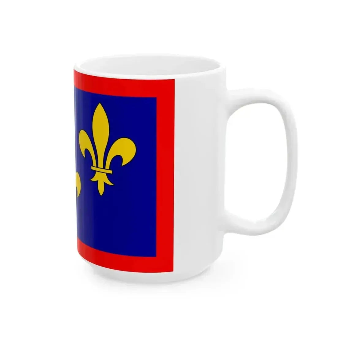Flag of Anjou (Belgium) White Coffee Mug - Go Mug Yourself