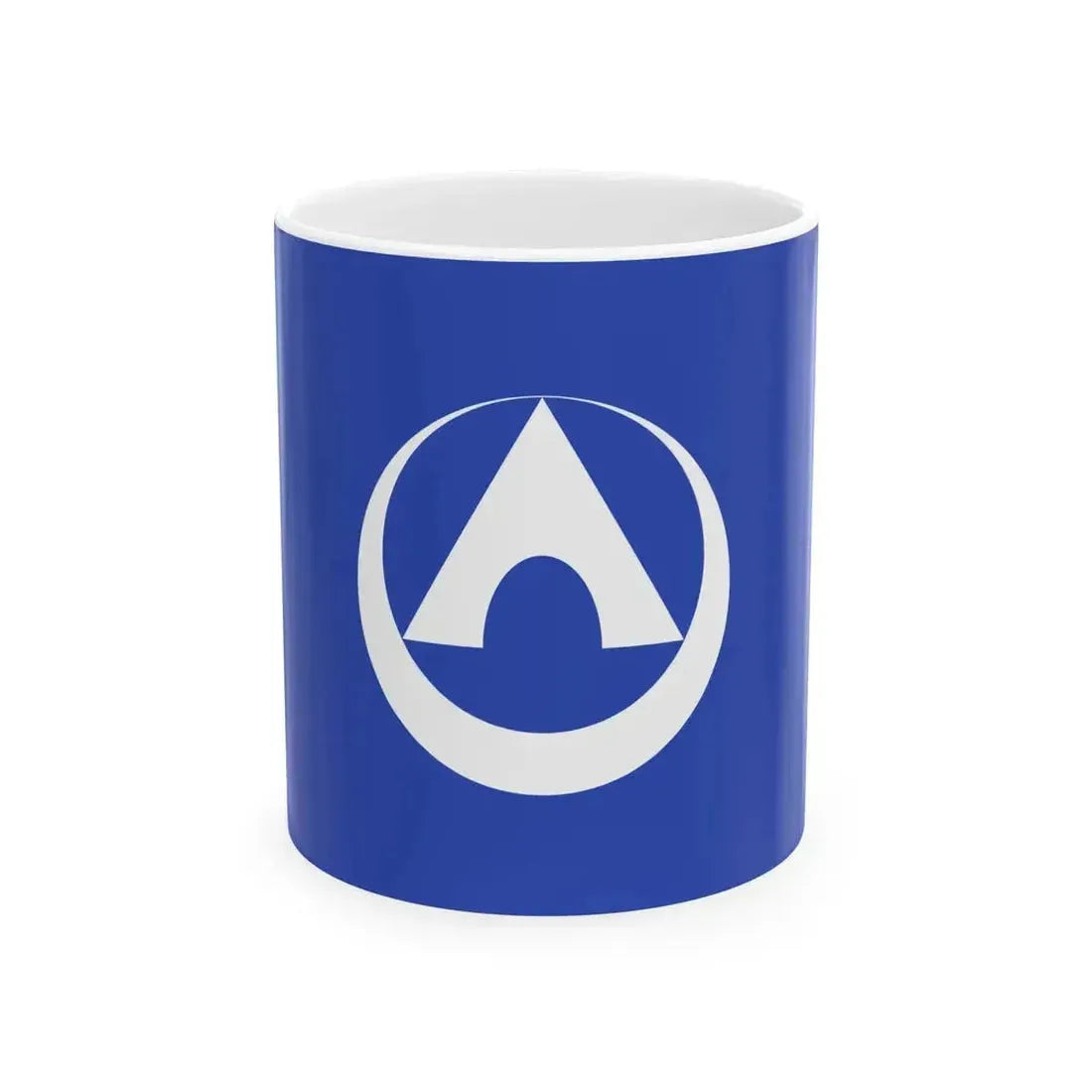 Flag of Annaka Gunma (Japan) White Coffee Mug 11oz - Go Mug Yourself