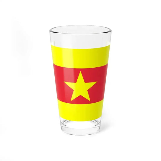 Flag of Annamese Youth Association (Vietnam) Pint Glass 16oz 16oz - Go Mug Yourself