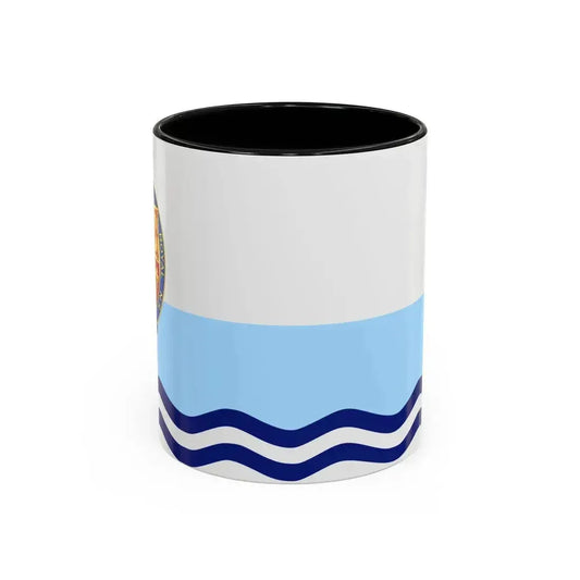 Flag of Annapolis Royal Canada - Accent Coffee Mug 11oz Black - Go Mug Yourself