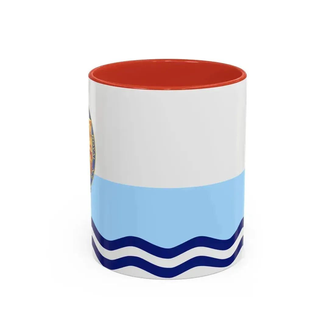 Flag of Annapolis Royal Canada - Accent Coffee Mug 11oz Red - Go Mug Yourself