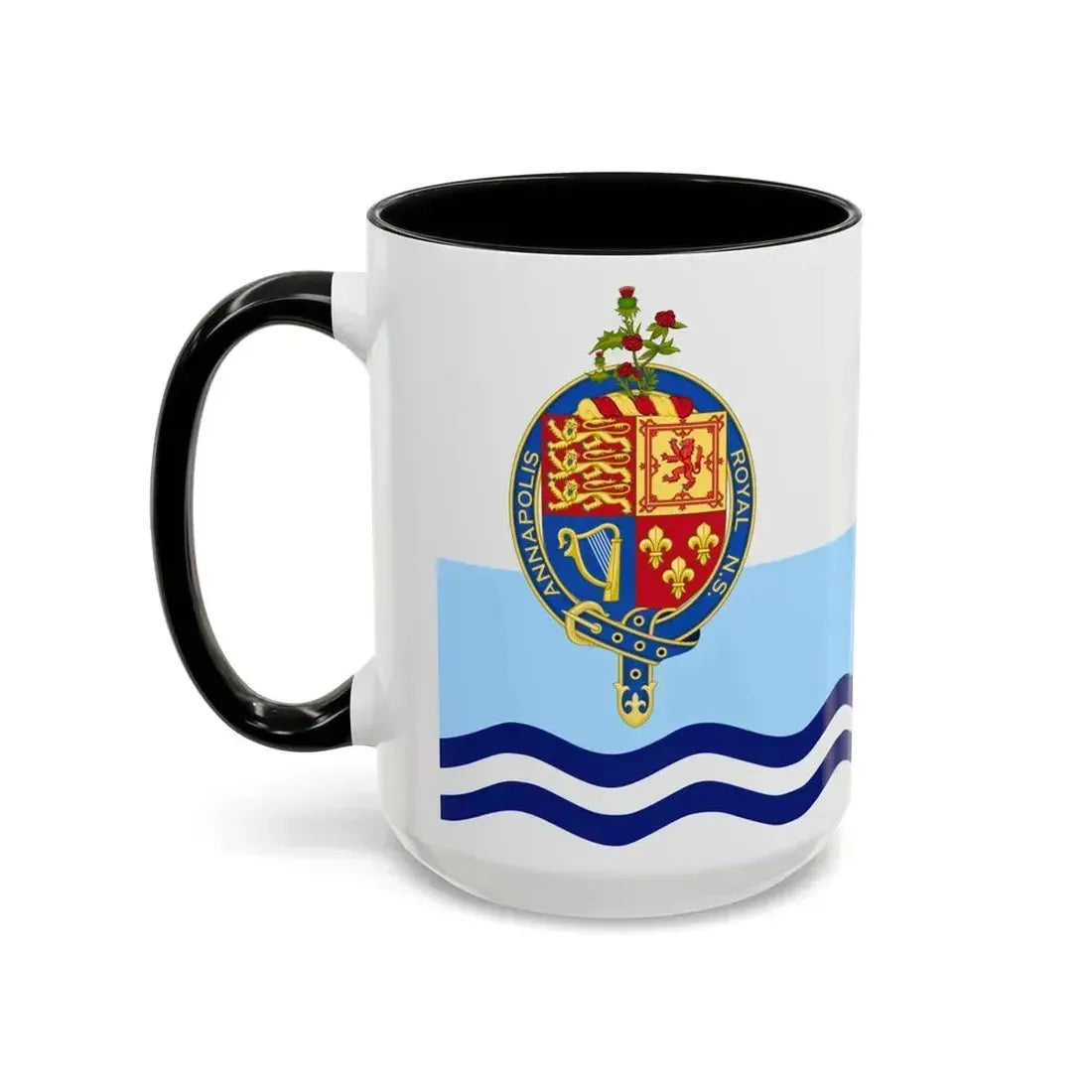 Flag of Annapolis Royal Canada - Accent Coffee Mug - Go Mug Yourself