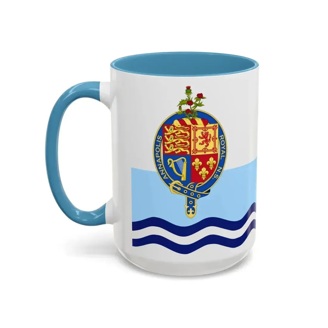 Flag of Annapolis Royal Canada - Accent Coffee Mug - Go Mug Yourself