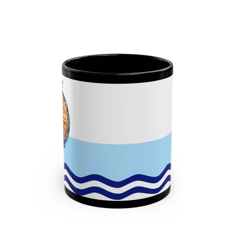 Flag of Annapolis Royal Canada - Black Coffee Mug-11oz-Go Mug Yourself