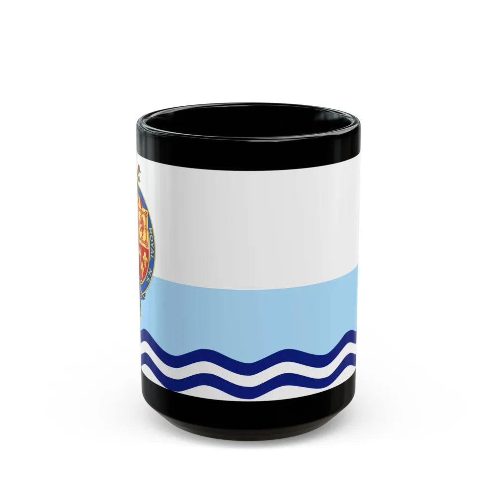 Flag of Annapolis Royal Canada - Black Coffee Mug-15oz-Go Mug Yourself