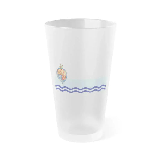Flag of Annapolis Royal Canada - Frosted Pint Glass 16oz 16oz Frosted - Go Mug Yourself