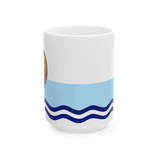 Flag of Annapolis Royal Canada - White Coffee Mug 15oz - Go Mug Yourself