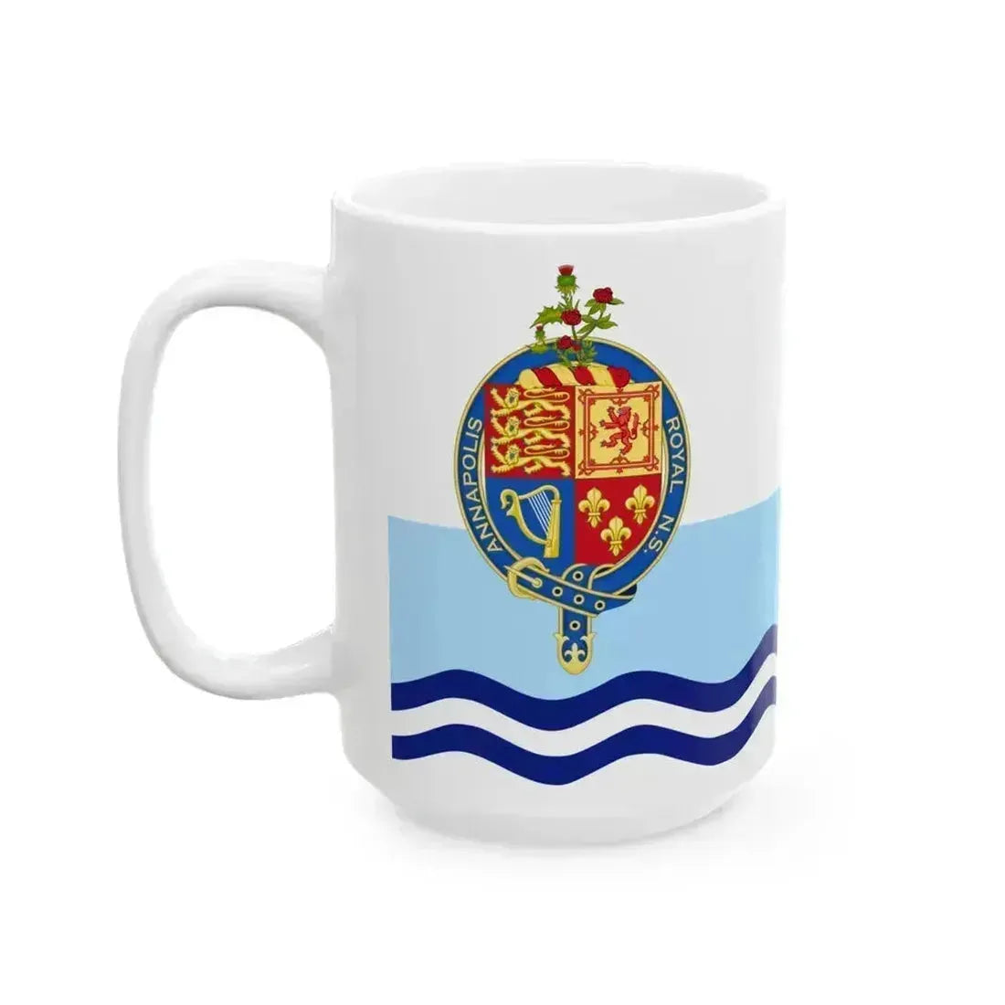 Flag of Annapolis Royal Canada - White Coffee Mug - Go Mug Yourself