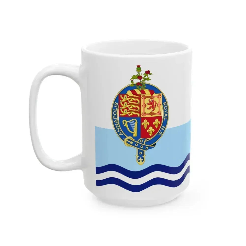 Flag of Annapolis Royal Canada - White Coffee Mug - Go Mug Yourself