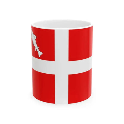 Flag of Annecy (France) White Coffee Mug 11oz - Go Mug Yourself