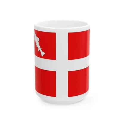 Flag of Annecy (France) White Coffee Mug 15oz - Go Mug Yourself