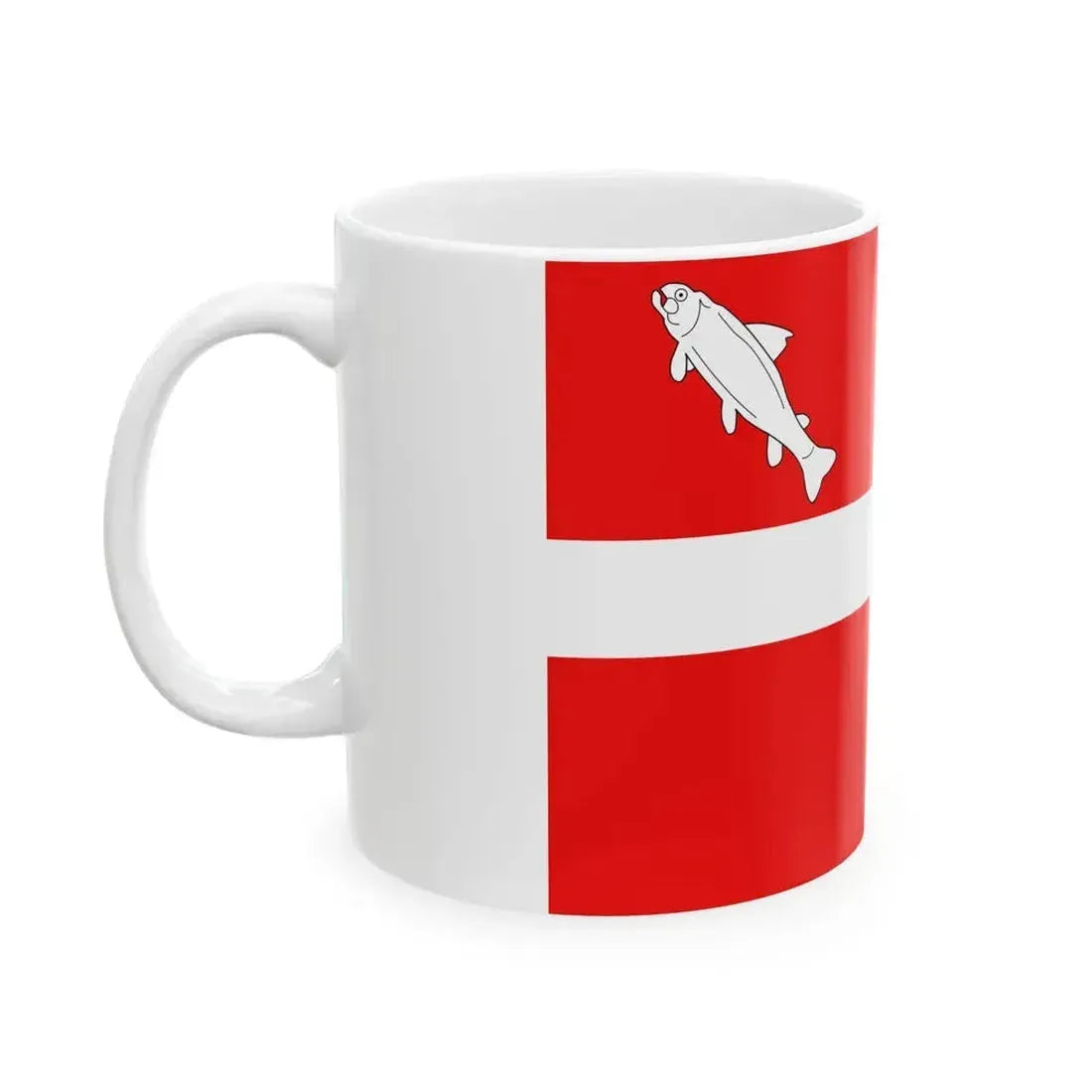 Flag of Annecy (France) White Coffee Mug - Go Mug Yourself