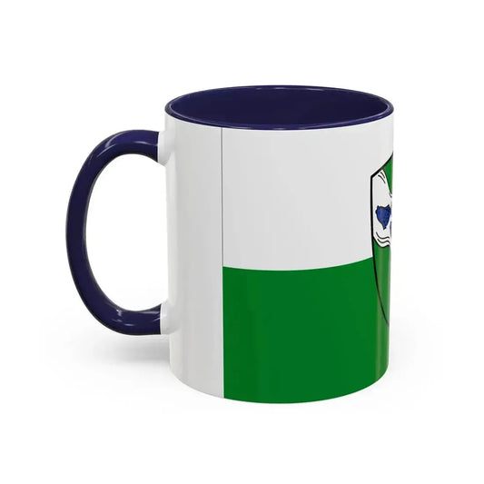 Flag of Ansbach 2 Germany - Accent Coffee Mug - Go Mug Yourself