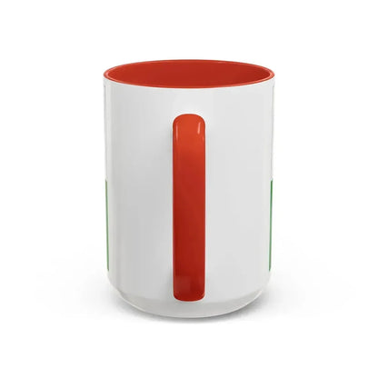 Flag of Ansbach 2 Germany - Accent Coffee Mug - Go Mug Yourself